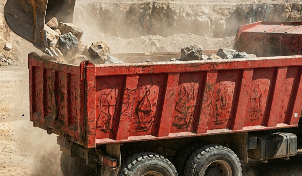 Cajas de volteo materiales