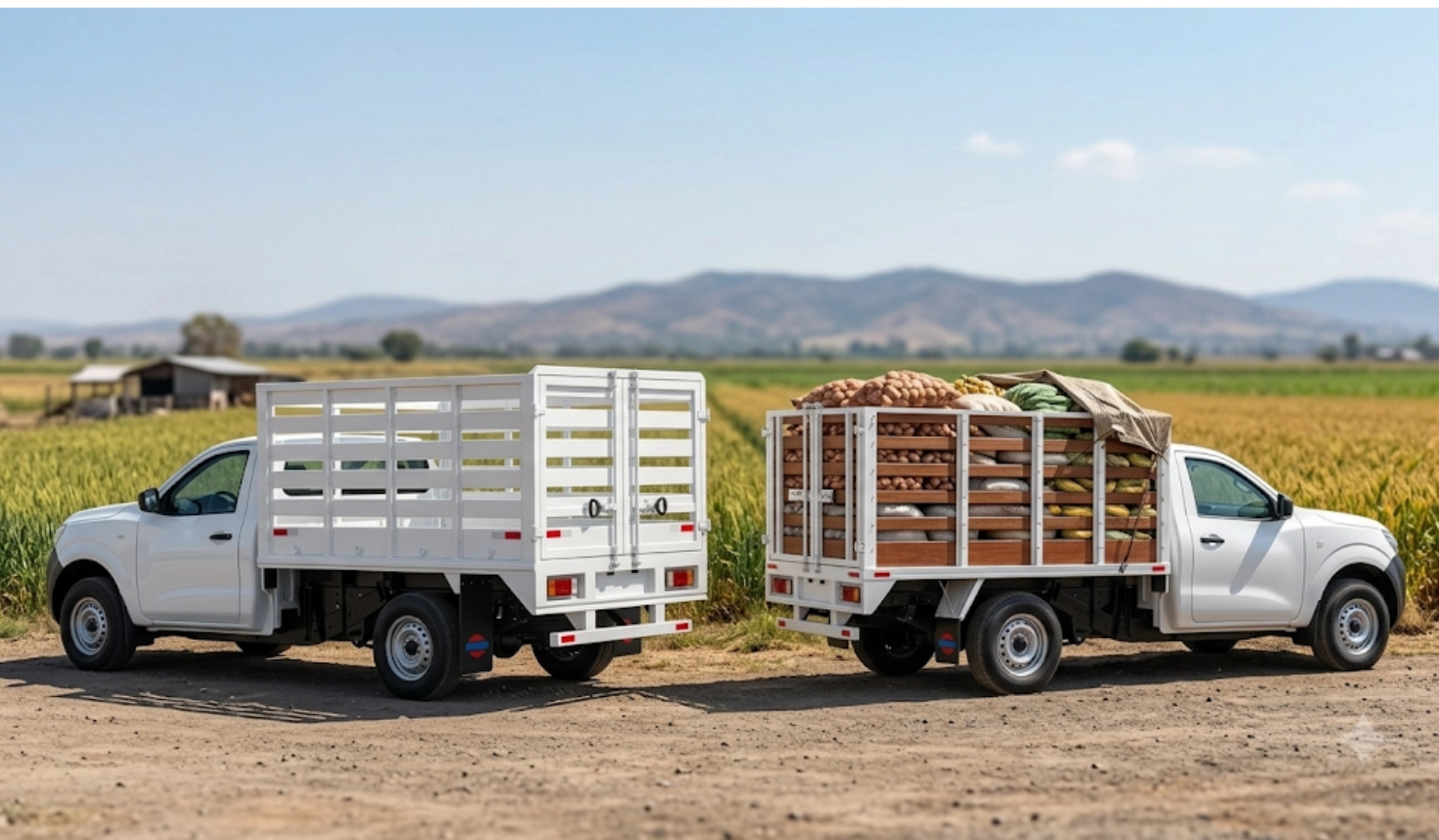 Redilas o estacas: qué carrocería conviene para carga agrícola