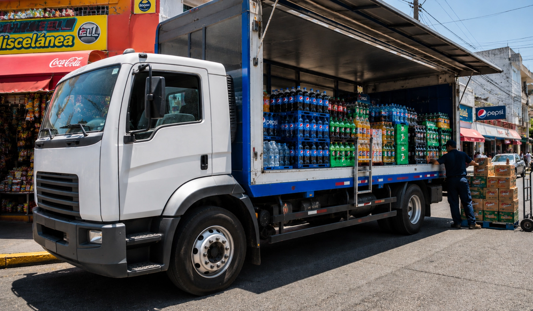 Carrocería refresquera: El diseño que agiliza el reparto urbano de bebidas